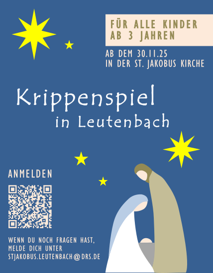 Plakat Krippenspiel 2025 Plakat Krippenspiel 2025